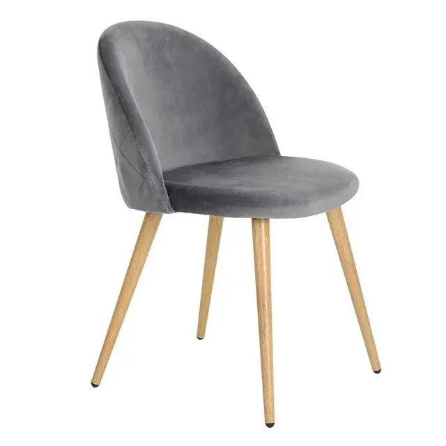 Plush Velvet Dining Chair | Modern Design Restaurant Chair-2pc - Image 3