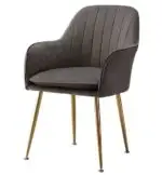 Shimi Stripe Exclusive Modern Design Dining Chair, Restaurant Chair-2pc - Image 11