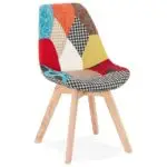 Patchwork Chair | Dining Chair Designer Chair - 4Pc - Image 2