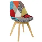 Patchwork Chair | Dining Chair Designer Chair - 4Pc - Image 4