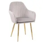 Shimi Stripe Exclusive Modern Design Dining Chair, Restaurant Chair-2pc - Image 4