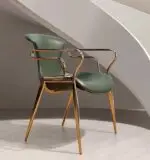 Luxury Modern-Classical Velour Dining Chair | Restaurant Chair: The Pinnacle of Comfort and Style