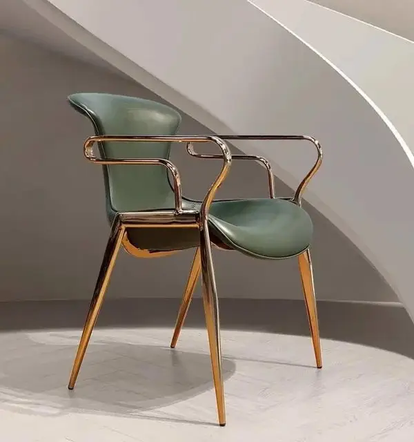 1000048295-1.jpg Luxury Modern-Classical Velour Dining Chair | Restaurant Chair: The Pinnacle of Comfort and Style - Image 1