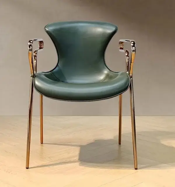 Luxury Modern-Classical Velour Dining Chair | Restaurant Chair: The Pinnacle of Comfort and Style - Image 7