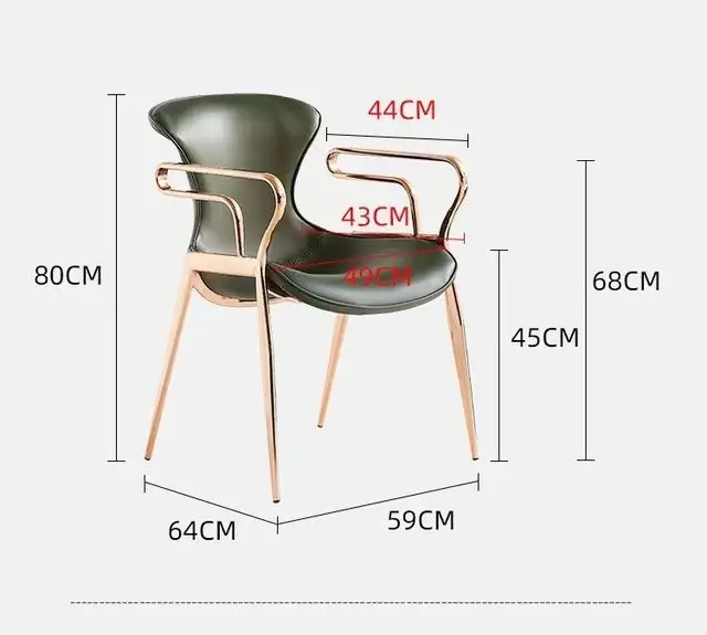 Luxury Modern-Classical Velour Dining Chair | Restaurant Chair: The Pinnacle of Comfort and Style - Image 3