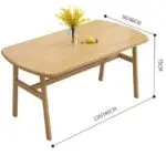 OX Horn Dining Table and Chair Set | Wooden Dining Chair | Cafe Designer Dining Set - 1+4Pc - Image 8