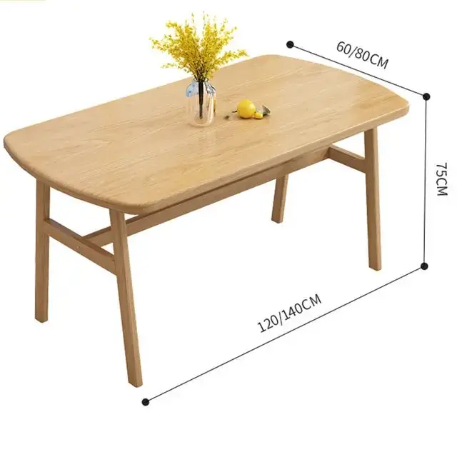 OX Horn Dining Table and Chair Set | Wooden Dining Chair | Cafe Designer Dining Set - 1+4Pc - Image 8