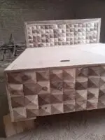 Yama Diamond Solid wood bed - Image 7