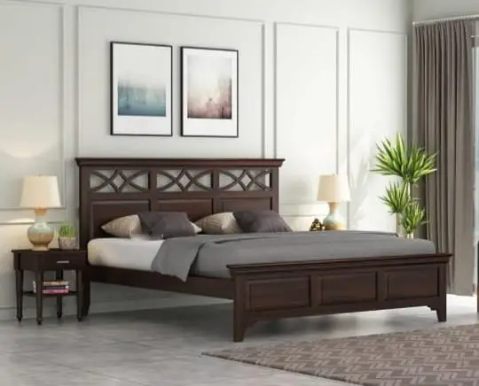 1000048844.jpg Signature Sheesham solid wood bed - Image 1
