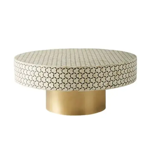 Leon Casa Modern Inlay Coffee Table - Image 3
