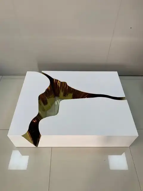Contemporary Rectangular Coffee Table - Image 2