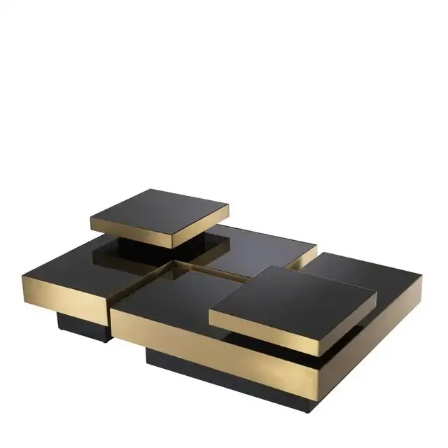 1000049688.jpg Modern Luxury Living Room Furniture Coffee Table Stainless steel Coffee Table - Image 1