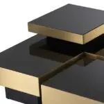 Modern Luxury Living Room Furniture Coffee Table Stainless steel Coffee Table - Image 3