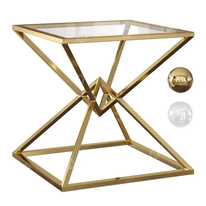 1000050148.jpg Picasso Elegant Minimalist Golden End Table – Perfect for Modern Homes and Spaces - Image 1