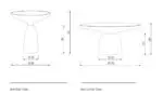 Bell Table: Handcrafted Glass and Brass Coffee Table - Image 7