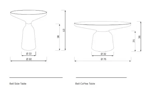 Bell Table: Handcrafted Glass and Brass Coffee Table - Image 7