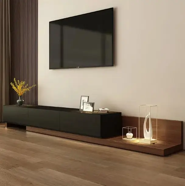 Raymond Contemporary Marble Top TV Console - Luxurious & Multi-Functional Cabinet for Modern Homes - Image 4