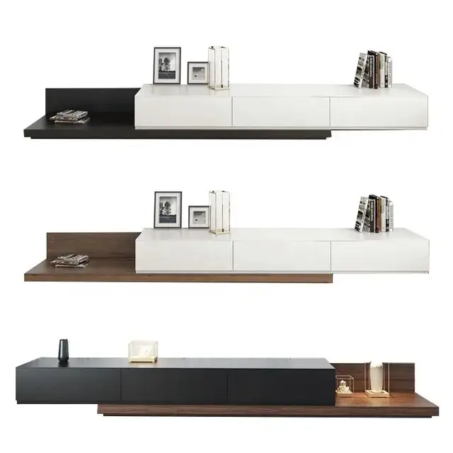 Raymond Contemporary Marble Top TV Console - Luxurious & Multi-Functional Cabinet for Modern Homes - Image 3