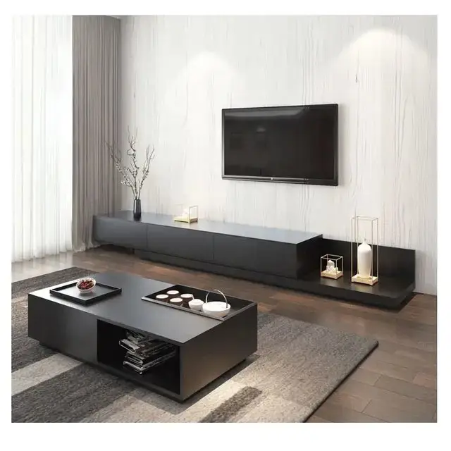 Raymond Contemporary Marble Top TV Console - Luxurious & Multi-Functional Cabinet for Modern Homes - Image 5