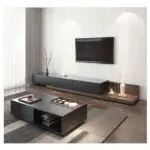 Raymond Contemporary Marble Top TV Console - Luxurious & Multi-Functional Cabinet for Modern Homes - Image 9