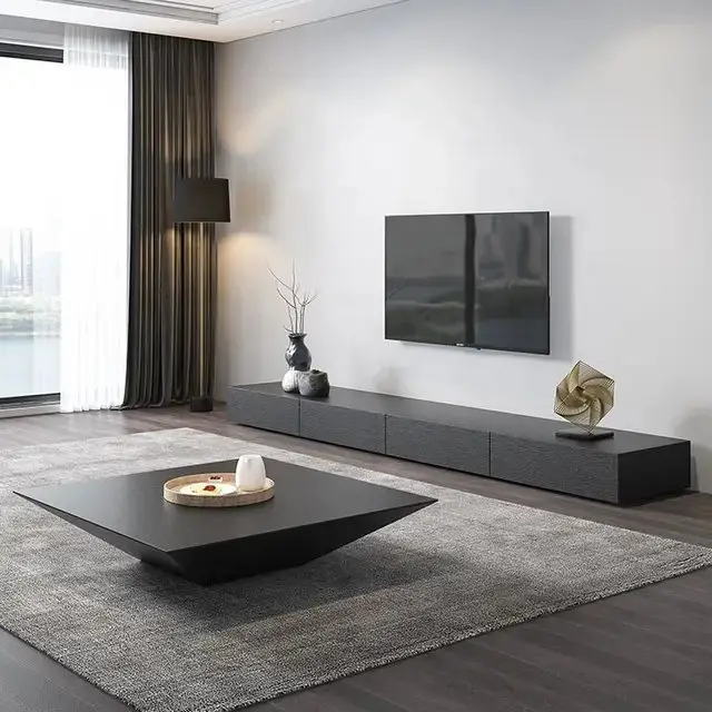 1000050745.jpg Gloria Contemporary Marble Top TV Console - Luxurious & Multi-Functional Cabinet for Modern Homes - Image 1