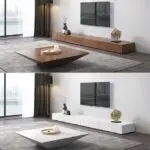 Gloria Contemporary Marble Top TV Console - Luxurious & Multi-Functional Cabinet for Modern Homes - Image 2