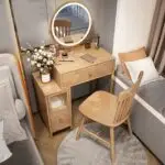 SmartDesign Walnut Sheesham Wood Dresser - Contemporary Minimalist Storage Solution
