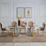 Victor 6-seater Dining Table – A Modern Masterpiece
