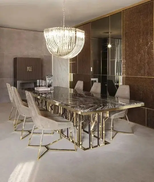1000050933.jpg Elevate Your Dining Room with the Astral Dining Table - A Symbol of Luxury and Contemporary Design - Image 1