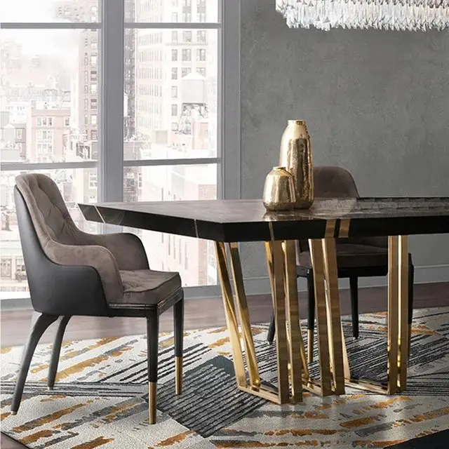Contemporary Elegance: The Arial 8-Seater Dining Table - Image 4