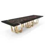Contemporary Elegance: The Arial 8-Seater Dining Table - Image 3