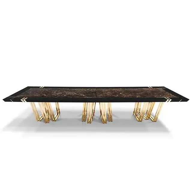 Contemporary Elegance: The Arial 8-Seater Dining Table - Image 5