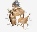 SmartDesign Walnut Sheesham Wood Dresser - Contemporary Minimalist Storage Solution - Image 6