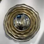 Windsor Luxurious Gold Circular Metal Frame Wall Mirror – A Modern Decor Masterpiece