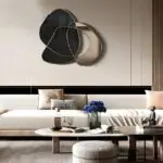 Coral Luxurious Gold Metal Frame Wall Mirror - Elegant hotel lobby Decor - Image 5