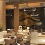 Ritz Luxurious Gold Metal Frame Wall Art - Elegant hotel lobby | Enhance Your Space with Modern Elegance - Image 3