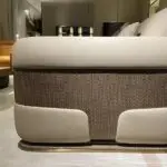 Panecea Luxurious Suede leather Sofa: Elegant 5-Seater Living Room Set - Image 4