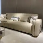 Panecea Luxurious Suede leather Sofa: Elegant 5-Seater Living Room Set - Image 8