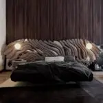 Sleepy Bum Classic Wingback Bed Luxury Solid wood bedroom set with two bedside table