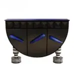 Chicago dreams Tribal Artwork Console Table With Marble Top - Image 5