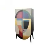 Uranus Storage Cabinet with Stainless Steel Legs - A Chic Addition to Living room - Image 2