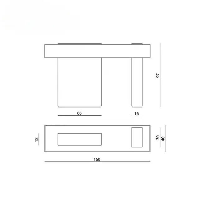 Sawanna Gold Legs Acrylic top Console Table - Image 3