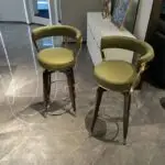 Zullu Sheesham Wood Bar Chair | Bar Stool | Cafe Designer Chair - Image 9