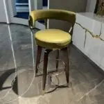 Zullu Sheesham Wood Bar Chair | Bar Stool | Cafe Designer Chair - Image 8