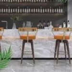 Zullu Sheesham Wood Bar Chair | Bar Stool | Cafe Designer Chair - Image 10