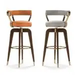 Zullu Sheesham Wood Bar Chair | Bar Stool | Cafe Designer Chair - Image 7