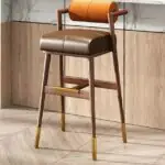 Harbor Sheesham Wood Bar Chair | Bar Stool | Cafe Designer Chair