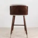 Herald Sheesham Wood Bar Chair | Bar Stool | Cafe Designer Chair - Image 3