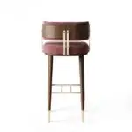 Janet Sheesham Wood Bar Chair | Bar Stool | Cafe Designer Chair - Image 6