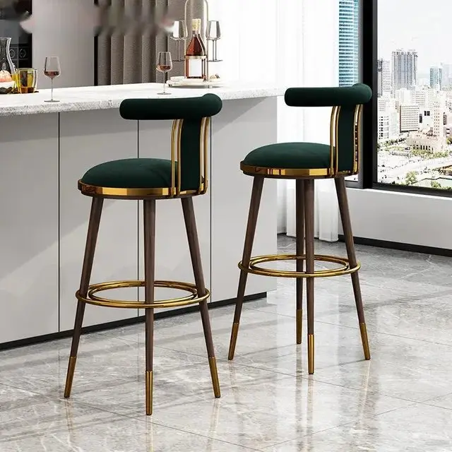 Admire Stainless Steel Bar Chair | Bar Stool | Cafe Designer Chair - Image 1